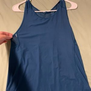 Teal Blue Lululemon Sculpt Tank